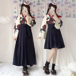 Japanese Original Style Kimono Long Dress Set 15 Japanese Original Style Kimono Long Dress Set -Kawaii Fashion Shop O1CN016vOWAj2Ae0xva3ZVe 1620038227