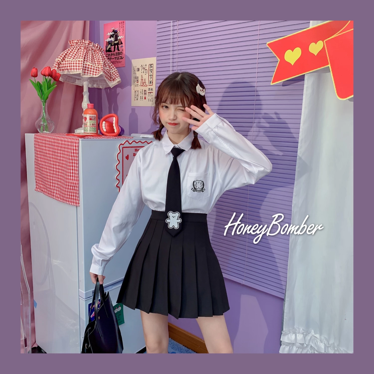 Original Design Japanese Retro Pleated Skirt 4 Original Design Japanese Retro Pleated Skirt - Image 2