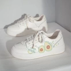 Kawaii Original Hand-Painted Fruit Sneakers -Kawaii Fashion Shop O1CN017wPE7d1Tpu02lR1LS 750352432