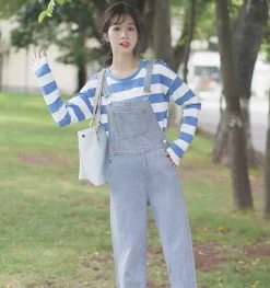 Fashion Loose Denim Overalls Trousers 9 Fashion Loose Denim Overalls Trousers -Kawaii Fashion Shop O1CN018ykFfn23pjoxImykv 3191337305