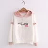 Kawaii Sweet Pink Strawberry Print Hoodie -Kawaii Fashion Shop O1CN019dbqql2KyIqPhAsVz 4619229625