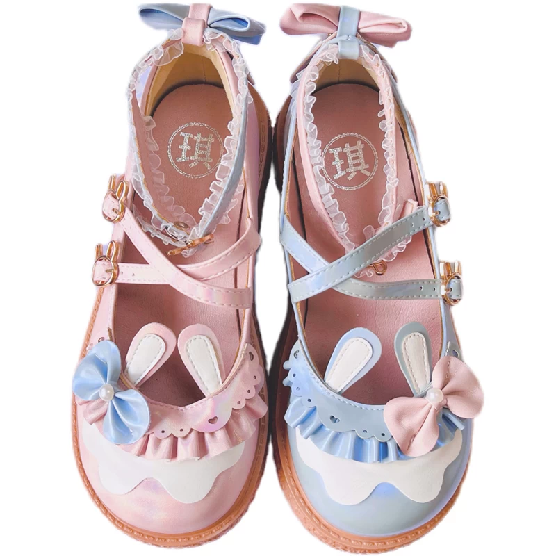 Cute Bunny Flat Lolita Shoes 4 Cute Bunny Flat Lolita Shoes - Image 2
