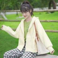 Kawaii Soft Girl Style Thickened Hoodie -Kawaii Fashion Shop O1CN01BiogX423pjsEE2QkI 3191337305 0 lubanu s