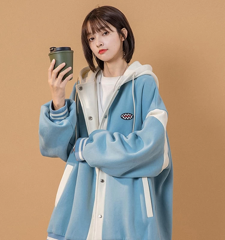 American Vintage Color-Blocking All-Match Coat 5 American Vintage Color-Blocking All-Match Coat - Image 3