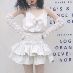 PU Leather High Waist Tiered Skirt 12 PU Leather High Waist Tiered Skirt -Kawaii Fashion Shop O1CN01FaGzg21ppN0Rb6HbO 3523795409