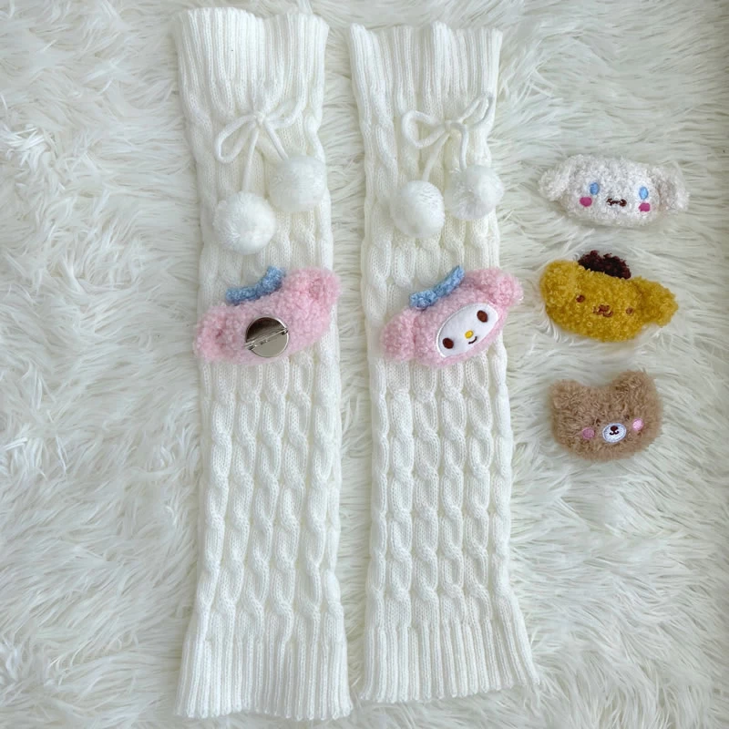Kawaii Cute 3D Bear Lolita Knitted Socks 5 Kawaii Cute 3D Bear Lolita Knitted Socks - Image 3