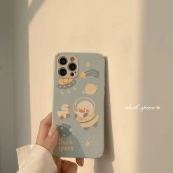 Cute Space Duck IPhone Case 9 Cute Space Duck IPhone Case -Kawaii Fashion Shop O1CN01HSEIru1sXSRkO8XJO 1997585776