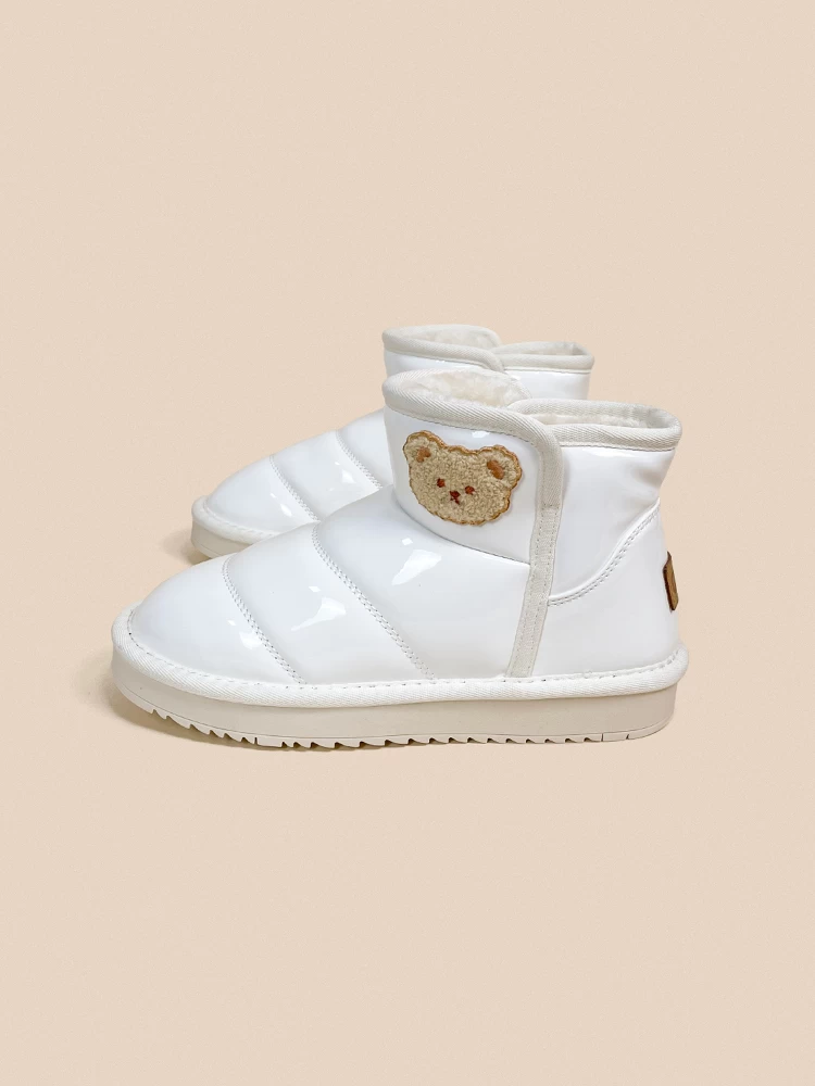 Kawaii Bear Winter Plush Snow Boots Shoes 7 Kawaii Bear Winter Plush Snow Boots Shoes - Image 5