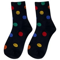 Japanese Cute Colorful Smiley Mid-tube Socks -Kawaii Fashion Shop O1CN01JLWNO025S2g1w2GIv 924827524
