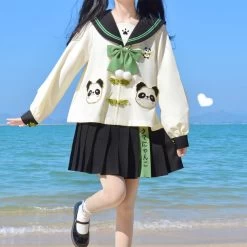 Original Cute Panda JK Uniform Suit -Kawaii Fashion Shop O1CN01Kxikb11RDJR8zirWC 2200736152077