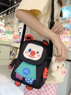 Cute Clown Messenger Bag -Kawaii Fashion Shop O1CN01L1cUX01cBRcRBBGK8 1019993562