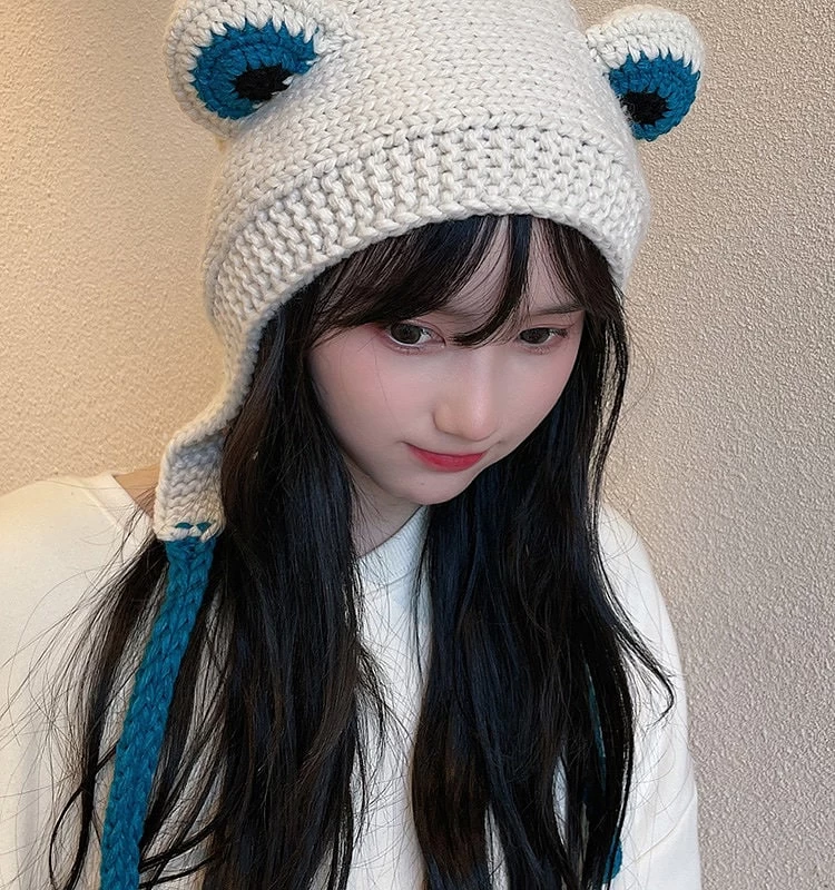 Kawaii Fashion Cute Knitted Hat 6 Kawaii Fashion Cute Knitted Hat - Image 4