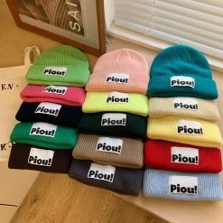 Korean Soft Girl Pink Knitted Hat -Kawaii Fashion Shop O1CN01Oa2Cf722ev43N9c2N 738587146