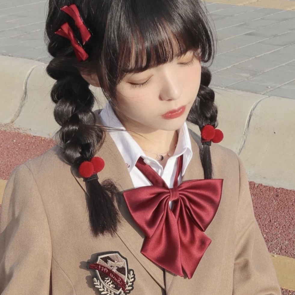 Cute Pink Ball Lolita Hair Ring 6 Cute Pink Ball Lolita Hair Ring - Image 4