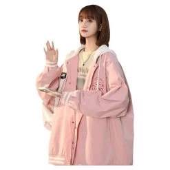 Kawaii Fashion Mori Girl Style Pink Hooded -Kawaii Fashion Shop O1CN01Sz5G1e1p7rSyP5y8O 2201295335314
