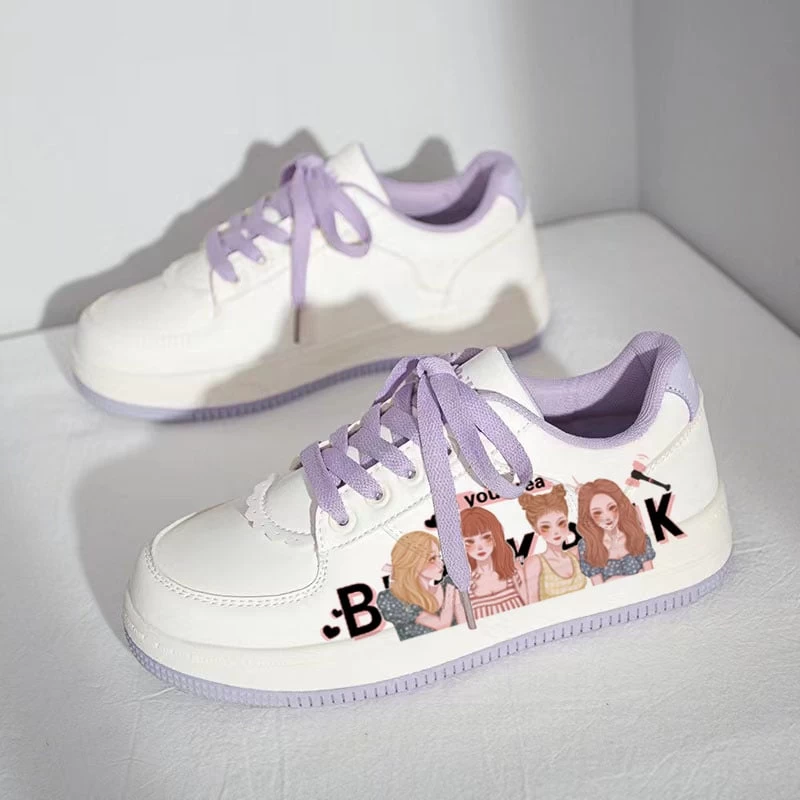 Kawaii BLACKPINK Same Style All-match Sneakers 5 Kawaii BLACKPINK Same Style All-match Sneakers - Image 3