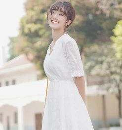 Summer Girl V-neck Lace Fairy Dress 10 Summer Girl V-neck Lace Fairy Dress -Kawaii Fashion Shop O1CN01Tjogob23pjlggNwyg 3191337305