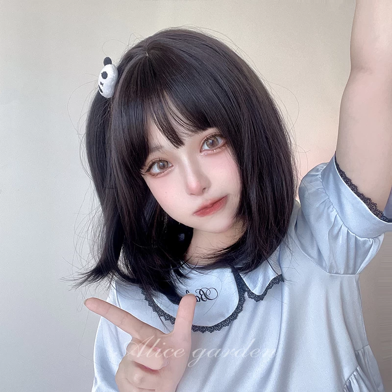 Cute Lolita Short Straight Hair Wig 6 Cute Lolita Short Straight Hair Wig - Image 4