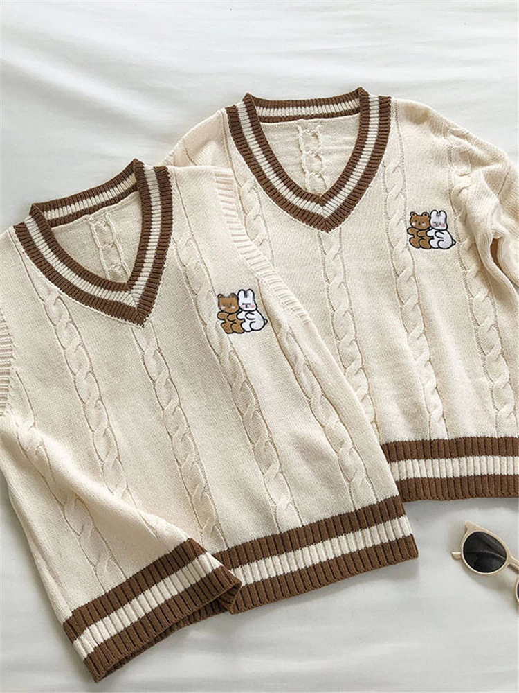 Kawaii Cute Bear Pullover Vest 4 Kawaii Cute Bear Pullover Vest - Image 2