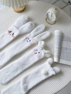 Cute Big Ear Rabbit Socks -Kawaii Fashion Shop O1CN01X7Q9b51tO7wFME2ll 2762495891