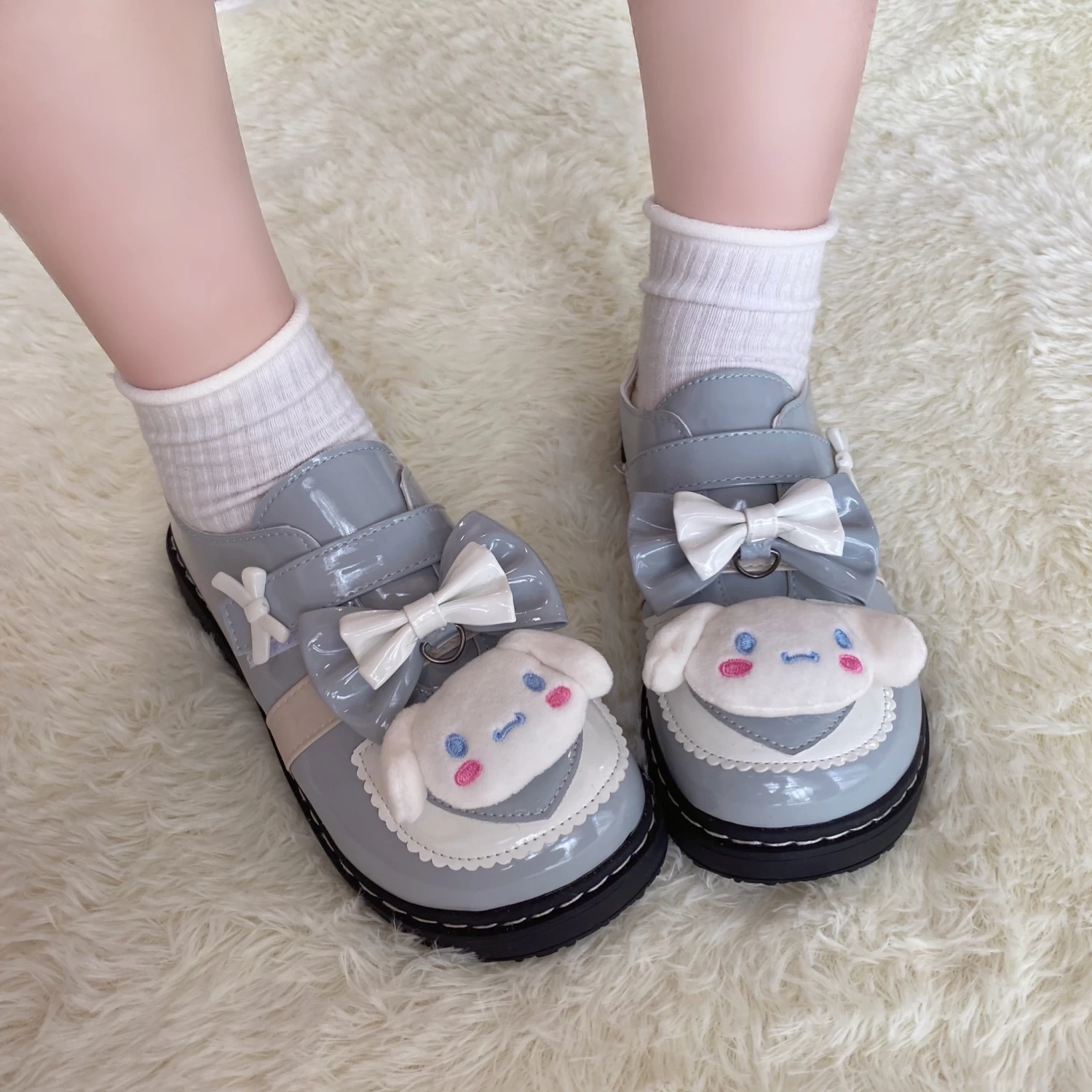 Kawaii Kuromi Lolita Shoe 4 Kawaii Kuromi Lolita Shoe - Image 2