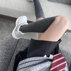 Japanese College Style Solid Color JK Calf Socks -Kawaii Fashion Shop O1CN01Z3q3rH25fmaHe2LkE 4098777554