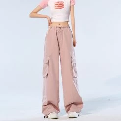 American Street Style Pink Overalls 11 American Street Style Pink Overalls -Kawaii Fashion Shop O1CN01aMIYbm1jvt6J2TBdp 681574611