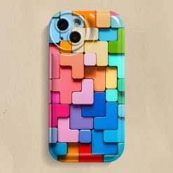 3D Building Blocks IPhone Case