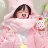 Kawaii Cute Pink Piggy Plush Hat -Kawaii Fashion Shop O1CN01bTTSrT1EujyR2bGni 2470380412