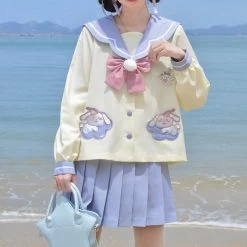 Kawaii Cartoon Rabbit JK Skirt Uniform Set -Kawaii Fashion Shop O1CN01bjxet41RDJTOk1fXR 2200736152077