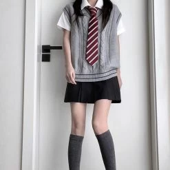 Japanese College Style Solid Color JK Calf Socks -Kawaii Fashion Shop O1CN01cMsIYi25fmaJJPCgD 4098777554