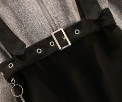 Punk Zipper Chain Pocket T-Shirt Dress 9 Punk Zipper Chain Pocket T-Shirt Dress -Kawaii Fashion Shop O1CN01fzdk3a2M2iKvmKsH7 2882119770