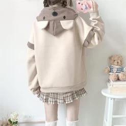 Cute Bear Soft Girl Style Fake Two-Piece Hoodie -Kawaii Fashion Shop O1CN01j5BmCc2EL1BPuNaeK 418818727