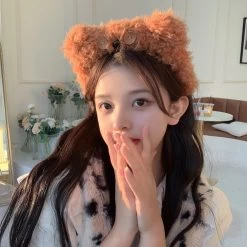 Japanese Cute Bear Plush Headband -Kawaii Fashion Shop O1CN01lYffyT1fBqlWOFAms 1110923969