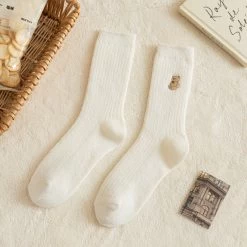 Kawaii Japanese Bear Pure Color Socks 12 Kawaii Japanese Bear Pure Color Socks -Kawaii Fashion Shop O1CN01mIuSbR1F2z5xHldNu 662340430