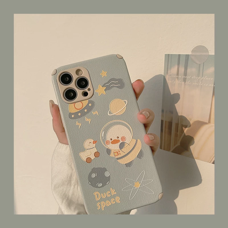 Cute Space Duck IPhone Case 6 Cute Space Duck IPhone Case - Image 4
