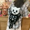 Funny Halloween Black Goblin Skull Plush Backpack -Kawaii Fashion Shop O1CN01mTNvaO1bPLwvkXtVy 2641453457