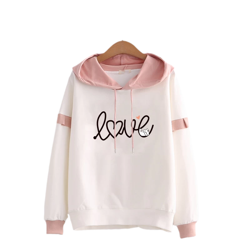 Kawaii Sweet Pink Strawberry Print Hoodie 7 Kawaii Sweet Pink Strawberry Print Hoodie - Image 5