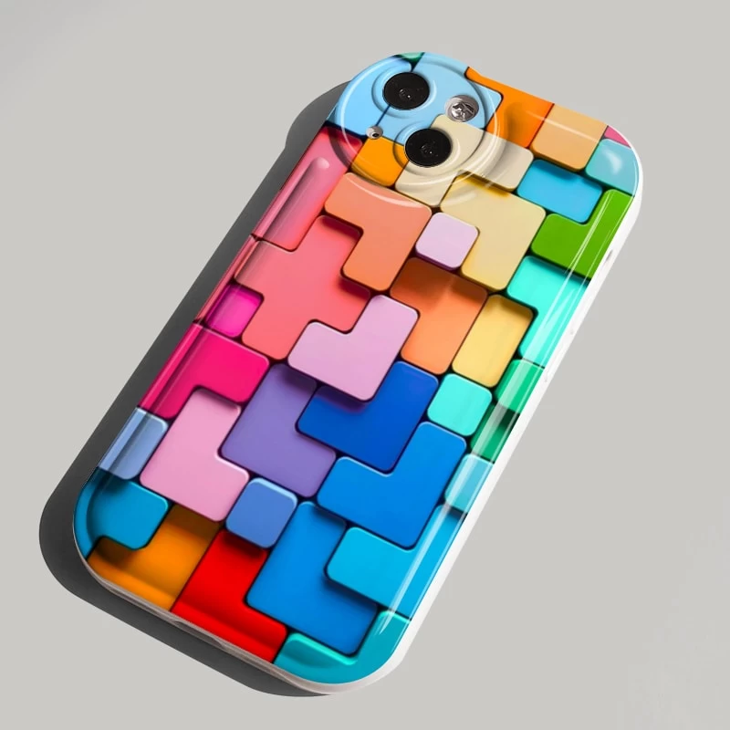 3D Building Blocks IPhone Case 4 3D Building Blocks IPhone Case - Image 2