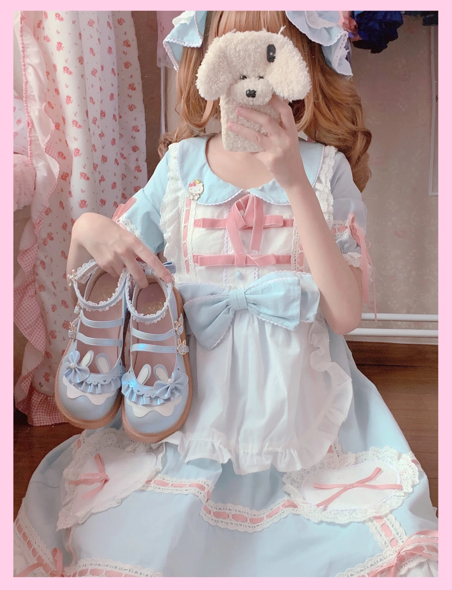 Cute Bunny Flat Lolita Shoes 5 Cute Bunny Flat Lolita Shoes - Image 3