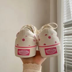 Ulzzang Style Pink Sakura Polka Dot Canvas Shoes -Kawaii Fashion Shop O1CN01qCiEqj2GyWdBmXaTI 2887439084