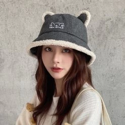 Cute Cat Ears Plush Hat 10 Cute Cat Ears Plush Hat -Kawaii Fashion Shop O1CN01rHW4TL1MjlONkHHx7 2130421471