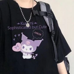 Kawaii Japanese Oversize Kuromi T-shirt -Kawaii Fashion Shop O1CN01tJZOtW1QH94bUlxRg 2213721741950