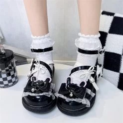 Kawaii Sweet Bow Round Toe Lolita Shoes -Kawaii Fashion Shop O1CN01tYkveb2JrbUgsQ46G 3169619475