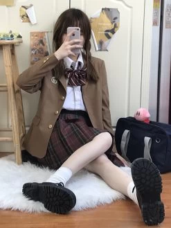 Original College Style JK Blazer 10 Original College Style JK Blazer -Kawaii Fashion Shop Original College Style JK Blazer 2