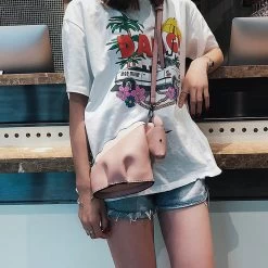 Kawaii Cartoon Unicorn Shoulder Bag