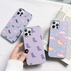 Cute Dinosaur Samsung Galaxy Phone Case -Kawaii Fashion Shop Phone Case For Samsung Galaxy M52 A21S A12 A50 A70 A51 A71 A41 S8 S9 S10 2