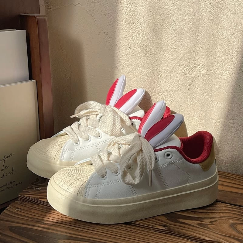 Pink Bunny Rabbit Ear Sneakers Shoes 9 Pink Bunny Rabbit Ear Sneakers Shoes - Image 7