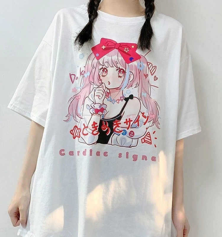 Kawaii Japanese Harajuku Anime Graphic T-Shirts 6 Kawaii Japanese Harajuku Anime Graphic T-Shirts - Image 4