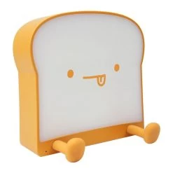 Sliced Bread Night Lights -Kawaii Fashion Shop Rechargeable Silicone Touch Lamp Dimmable Night Light Toast Bread Nightstand Table Lamp Ambient Bedroom Decoration for 2